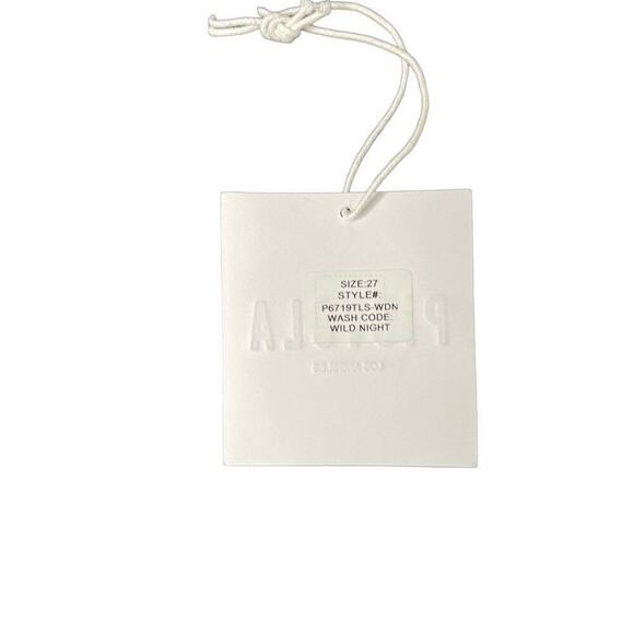 Pistola Wild Night Leopard Print Cropped Jeans Size 27 - Picture 10 of 14